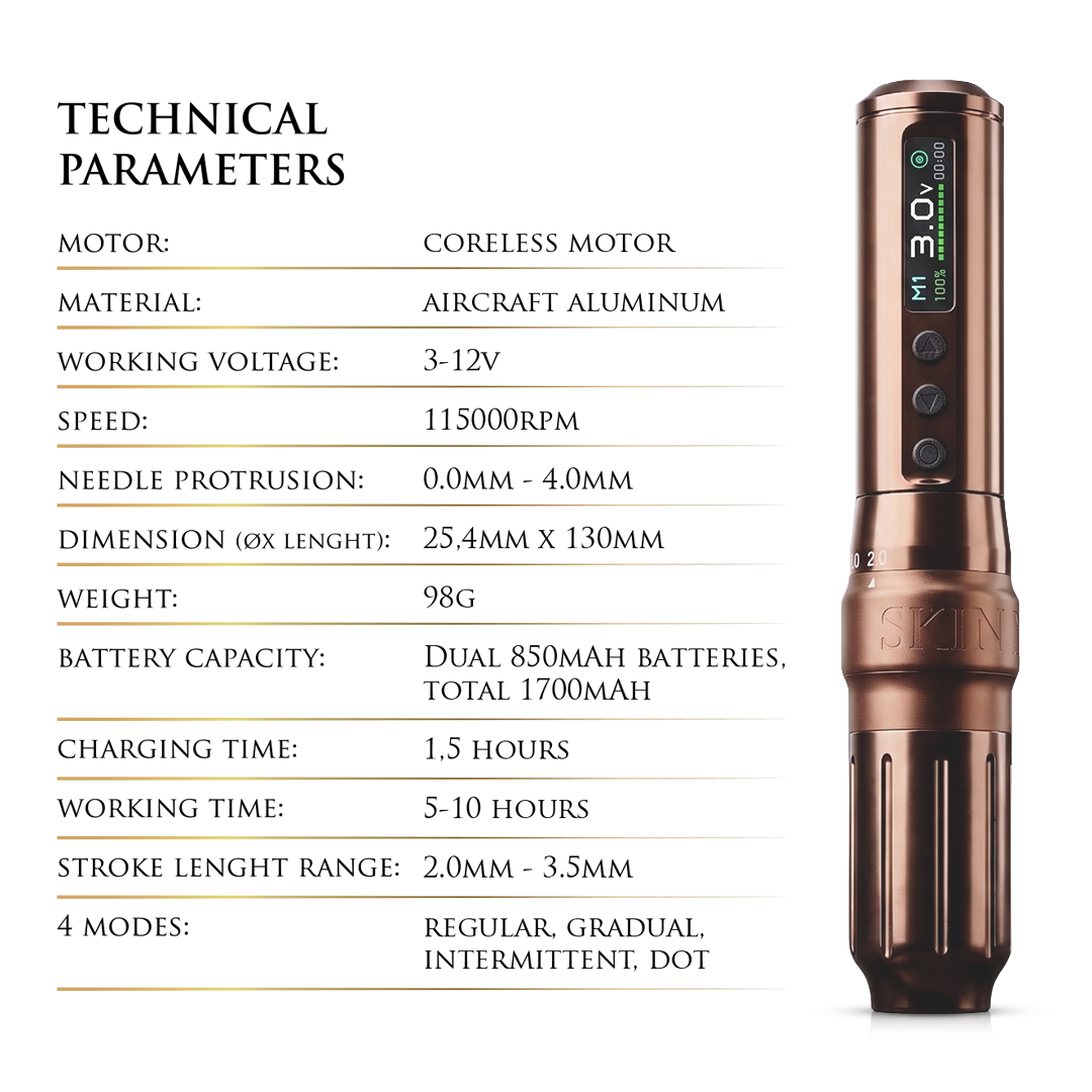 Skin Monarch VENUS Vol.2 wireless PMU machine — front