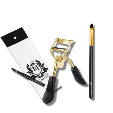 Skin Monarch Eye & Brow Beauty Kit — Eyelash Curler, Brow Brush & Angled Brush