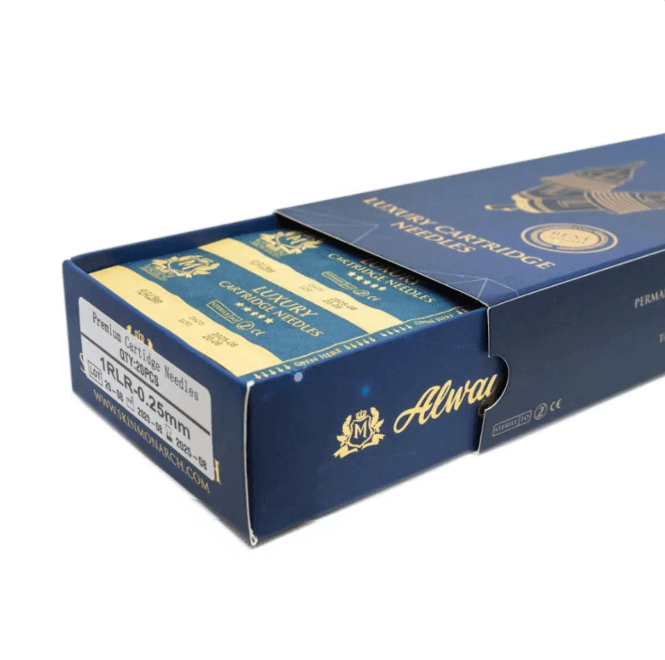Skin Monarch Luxury D-Cap cartridges — packaging