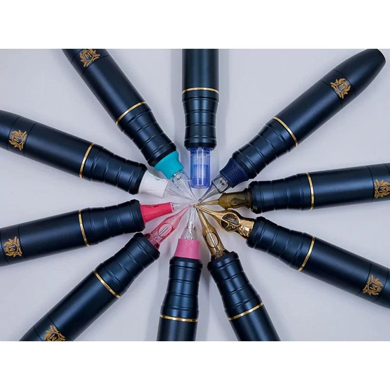 Skin Monarch Baron 360 Champagne Machine Pen — needle adjustment detail