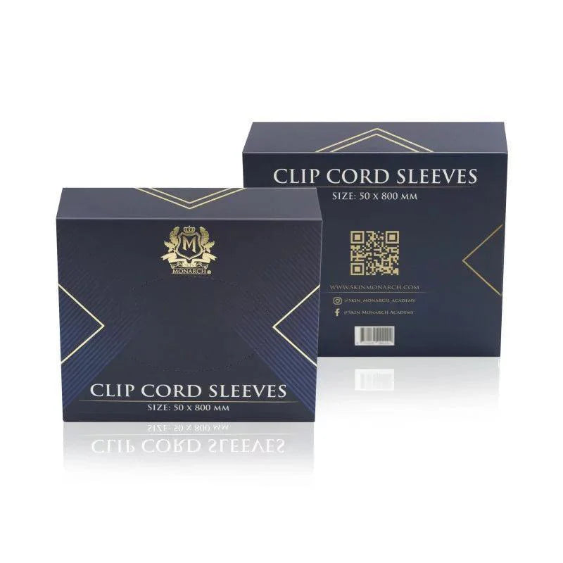Skin Monarch Clip Cord Sleeves Blue — single sleeve