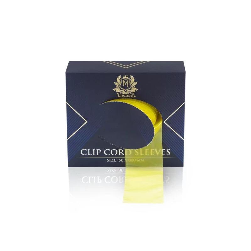 Skin Monarch Clip Cord Sleeves Yellow 125pcs — roll view