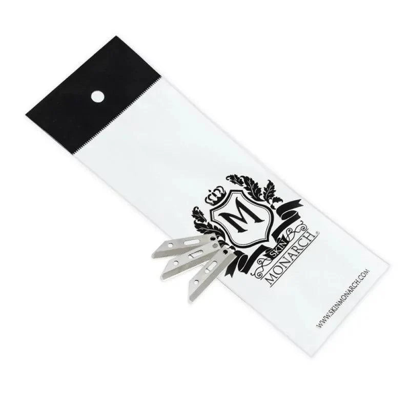 Skin Monarch Eyebrow Razor Blades 12pcs — front view
