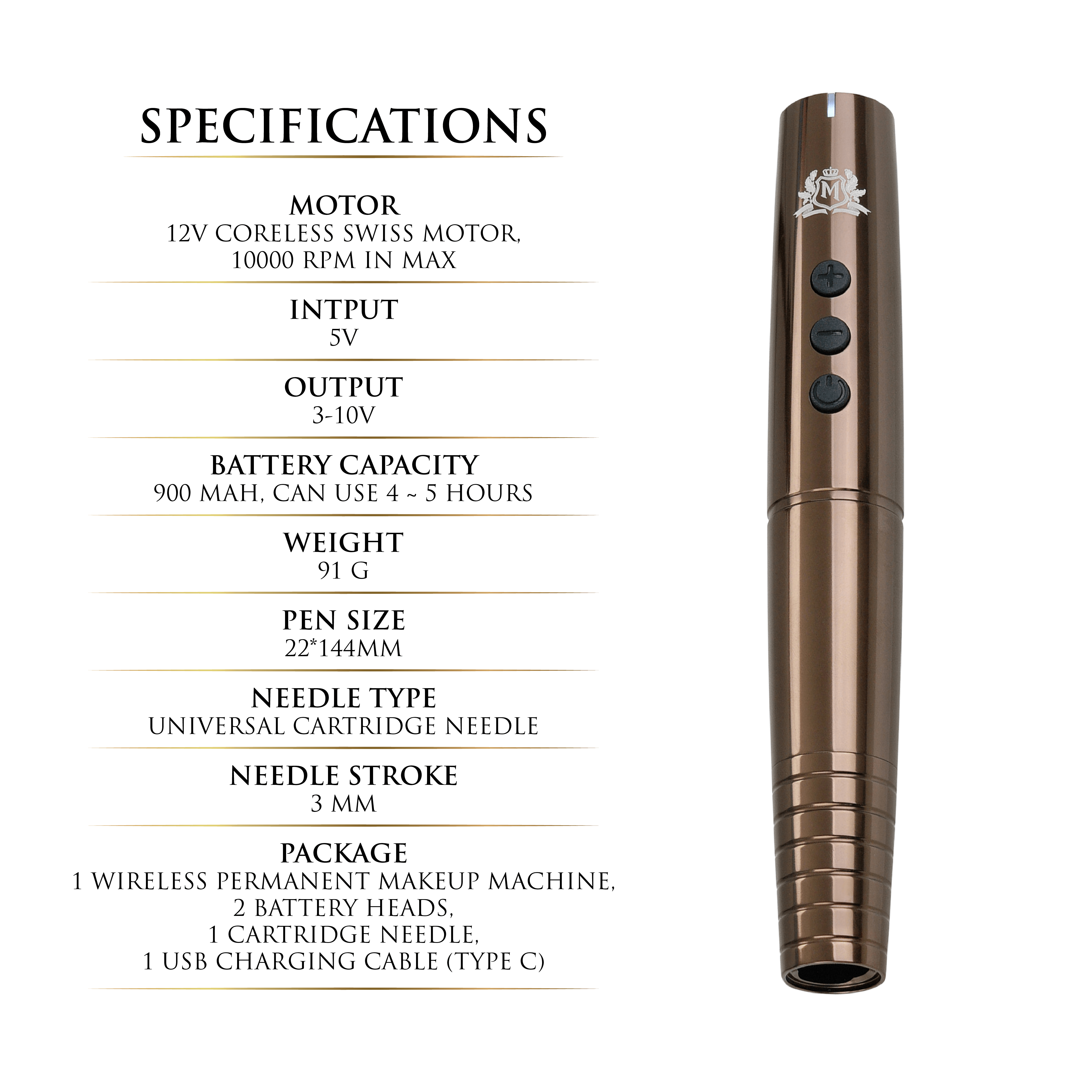 Skin Monarch FLEX Wireless PMU Machine — carry case