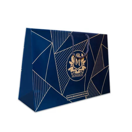 Skin Monarch Luxurious Gift Bag — premium branded packaging for PMU studio