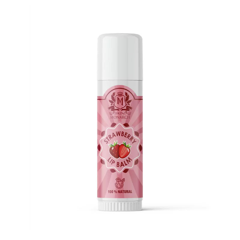 Skin Monarch Strawberry Lip Balm 100% Natural — detail view