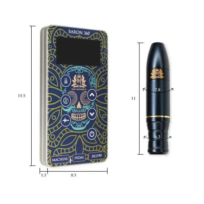 Skin Monarch Baron 360 Power device — in hand