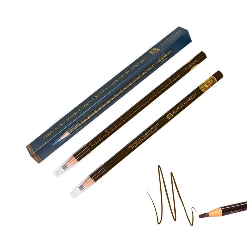 Skin Monarch Waterproof Eyebrow Pencil Light Brown — front